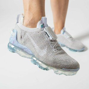 Nike Air VaporMax 2020 Flyknit Sneaker Womens Running Shoe Summit White Blue 6